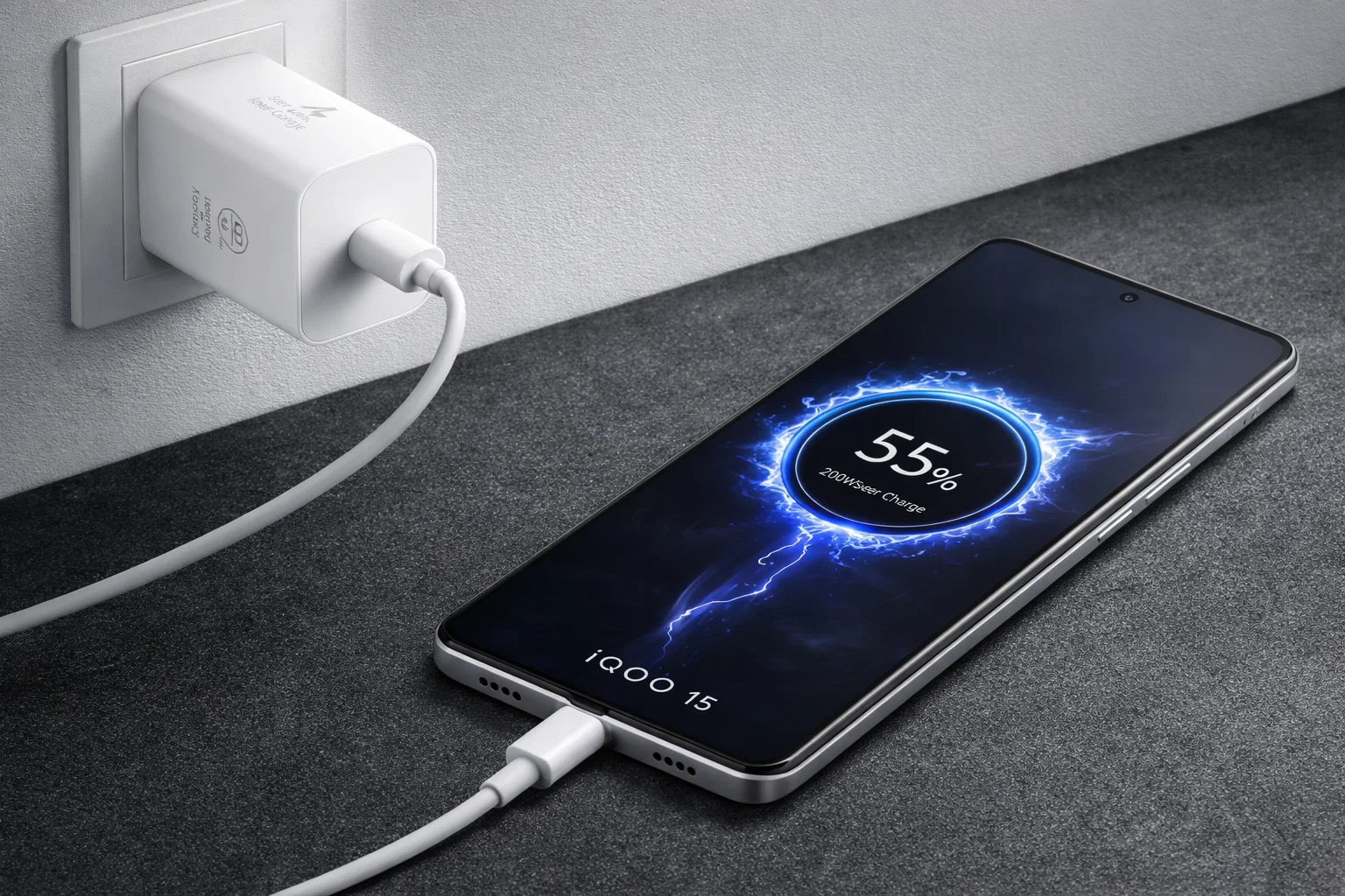 iQOO 200W Type-C to Type-C GaN Charger Kit